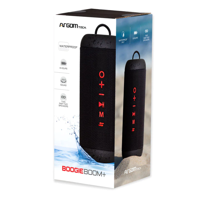 Bocina Bluetooth Argom BoogieBoom TWS 10W Negra