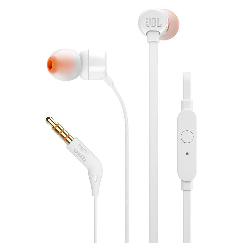 Audífonos JBL TUNE 110 con Micrófono Blanco