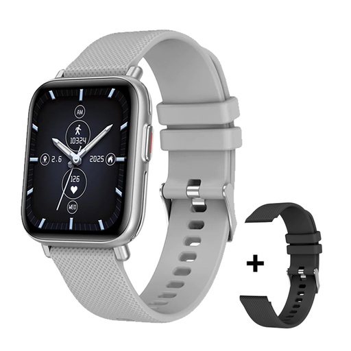 SmartWatch Argom SKEIWATCH S50 Gris Doble Cinta